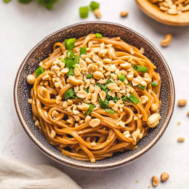 Thai Peanut Noodles Recipe: Creamy and Satisfying Delight