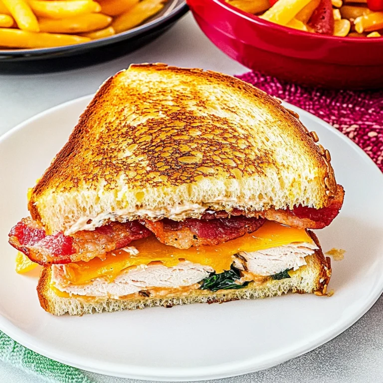 Turkey Melt with Cheddar, Spinach, and Bacon: Ultimate Co…