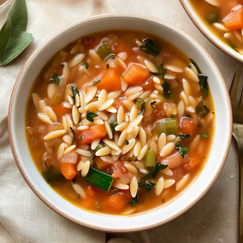 Vegetable Orzo Soup: Cozy, Comforting, and Simple