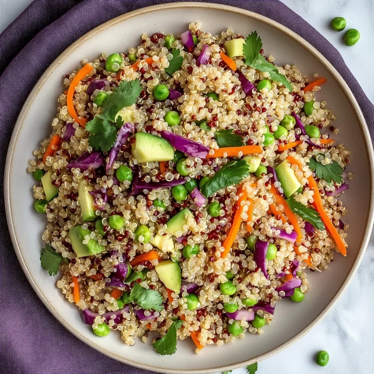 Crunchy Asian Quinoa Salad: Fresh and Flavorful Delight
