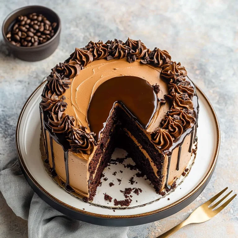 Dark Chocolate Espresso Cake with Brown Butter Frosting: …