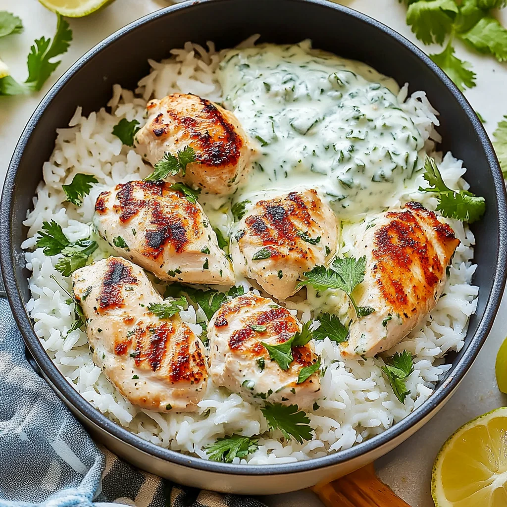 Dump-and-Bake Chicken Tzatziki with Rice Recipe: Simple a…