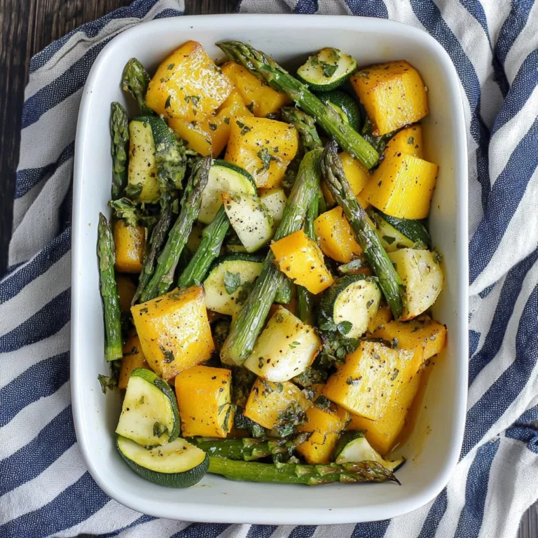 Flavorful Asparagus with Zucchini and Squash Delight