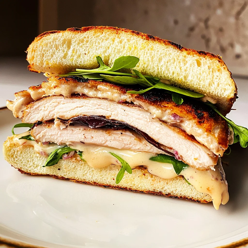 Grilled Chicken Cordon Bleu Sandwich: Irresistibly Savory