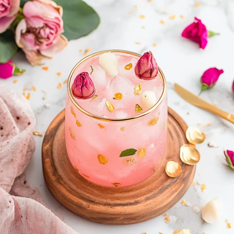 Lychee Rose Mojito: Refreshing and Floral Delight