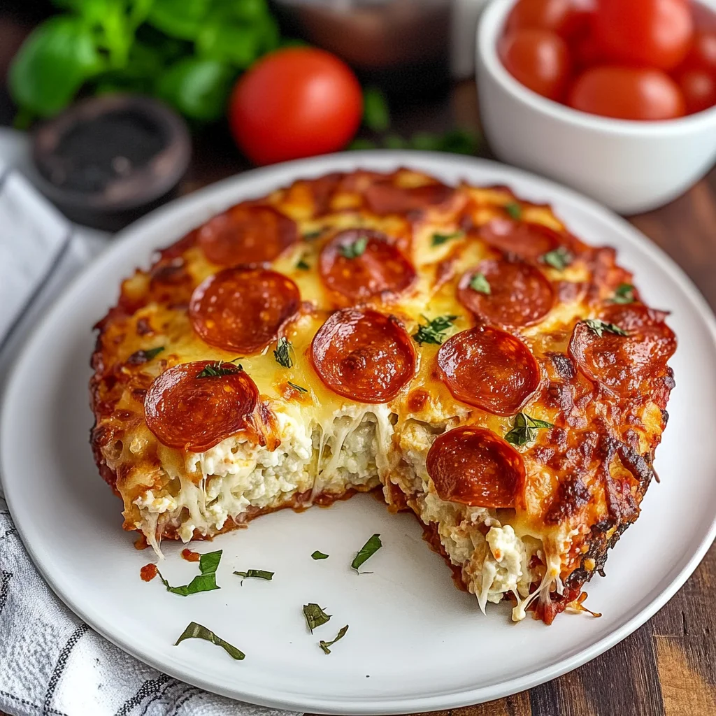 Pizza Style Cottage Cheese Bake – Easy Protein-Packed Dinner