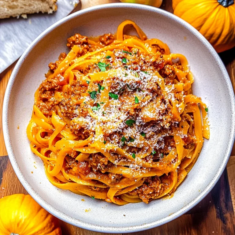 Pumpkin Bolognese: Cozy Comfort in Every Bite