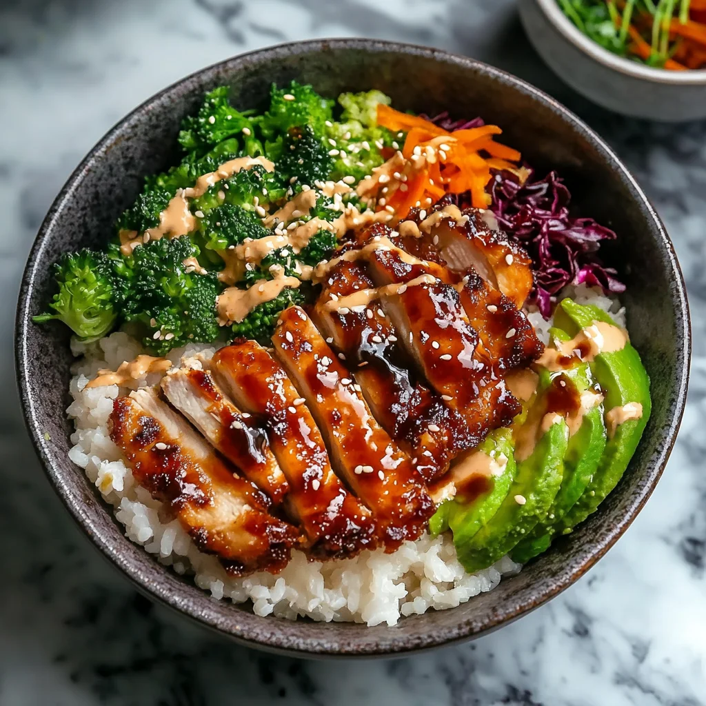 Sticky Chicken Bowls Recipe: Sweet and Savory Delight