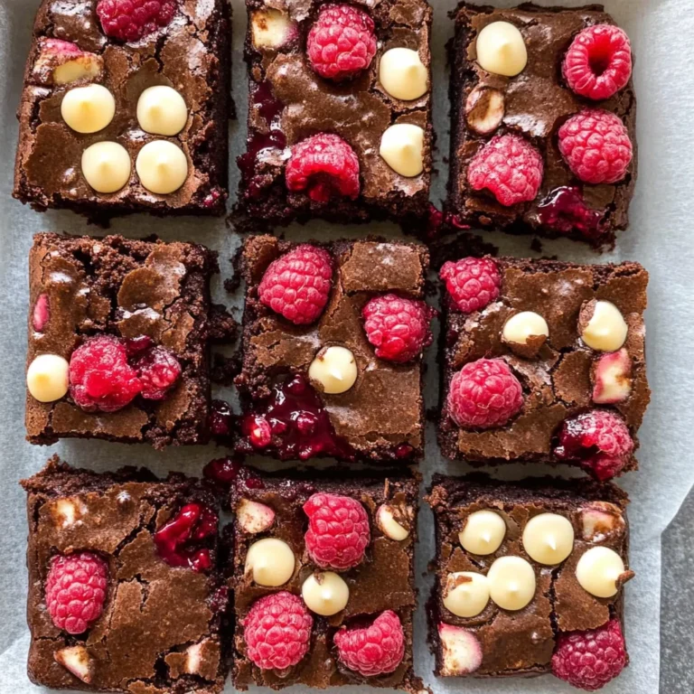 Triple Chocolate Raspberry Brownies: Pure Indulgence Awaits